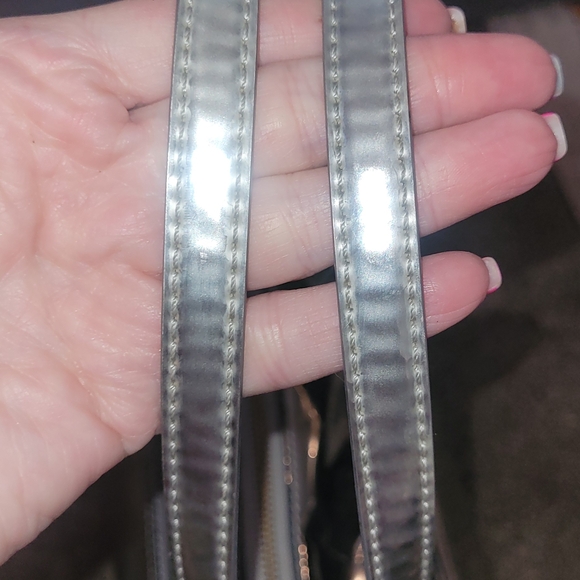 Kate Spade Shiny Silver Tote Bag - Picture 4 of 6